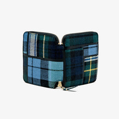 Selectshop FRAME - COMME DES GARCONS WALLETS Tartan Patchwork Wallet (SA2100TP) Wallet Dubai