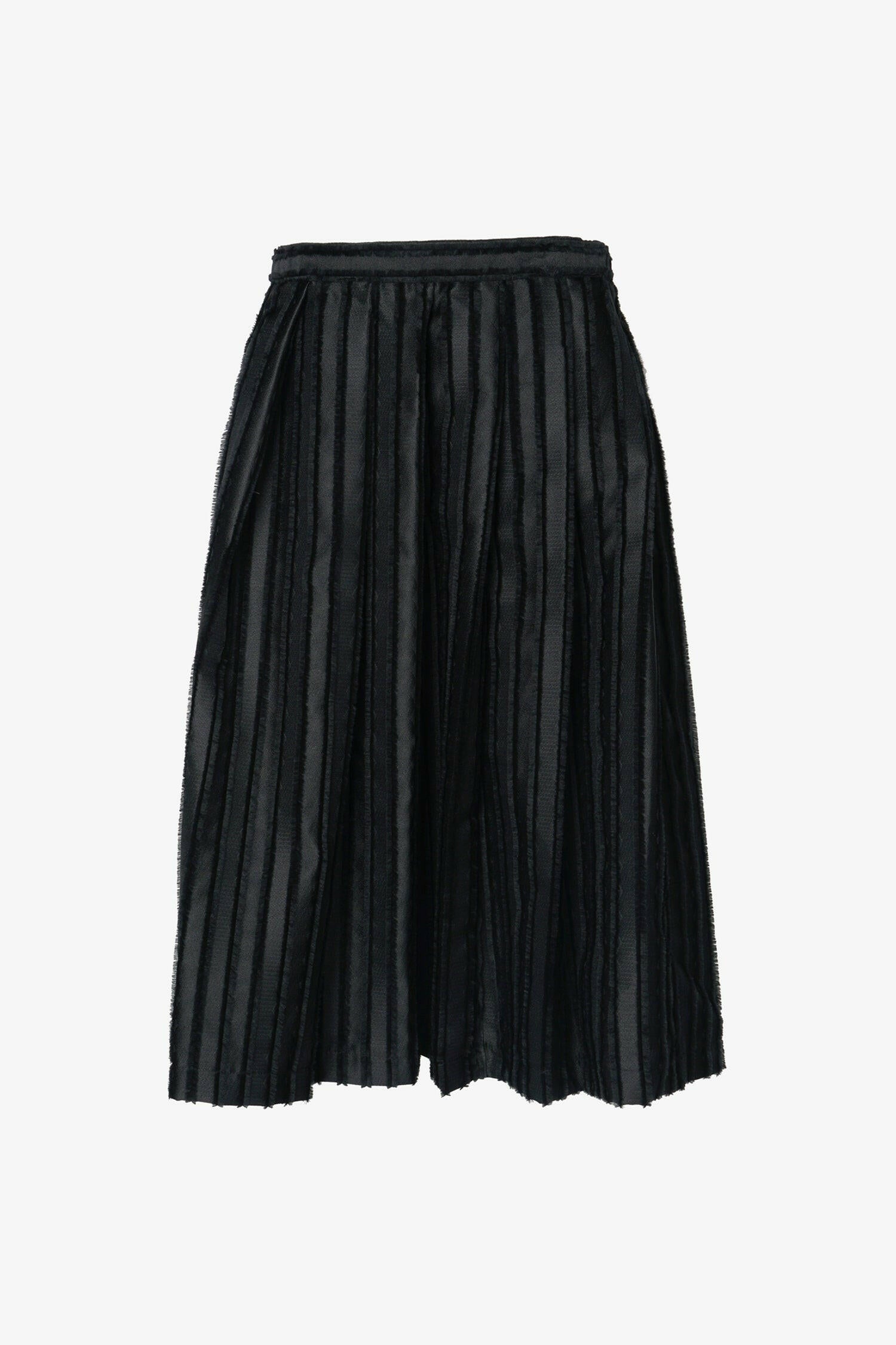 Selectshop FRAME - COMME DES GARCONS COMME DES GARCONS Frayed-Detail Flared Skirt Bottoms Dubai