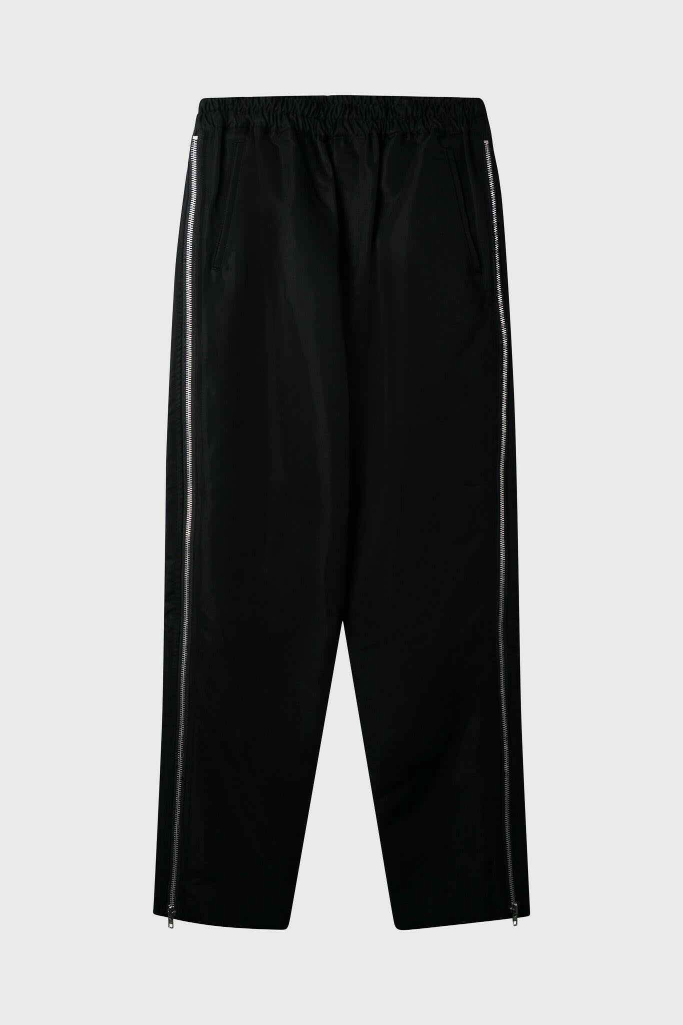 Selectshop FRAME - COMME DES GARÇONS BLACK Zip Triacetate Pants Bottoms Dubai