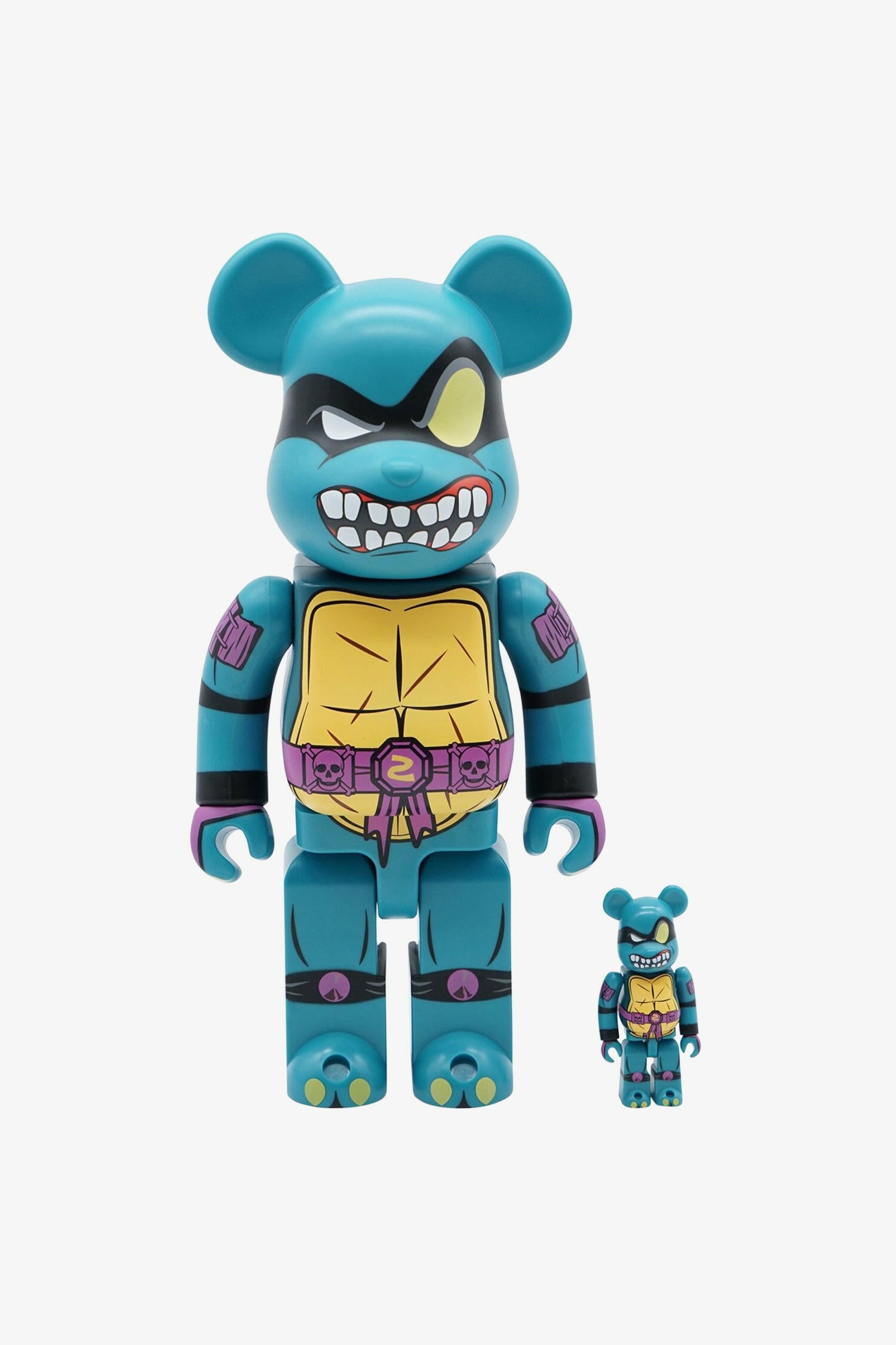 Selectshop FRAME -MEDICOM TOY TMNT "Slash" Be@rbrick 400% + 100% グッズ ドバイ