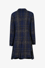 Selectshop FRAME - COMME DES GARÇONS COMME DES GARÇONS Metallic Check Coat Outerwear Dubai