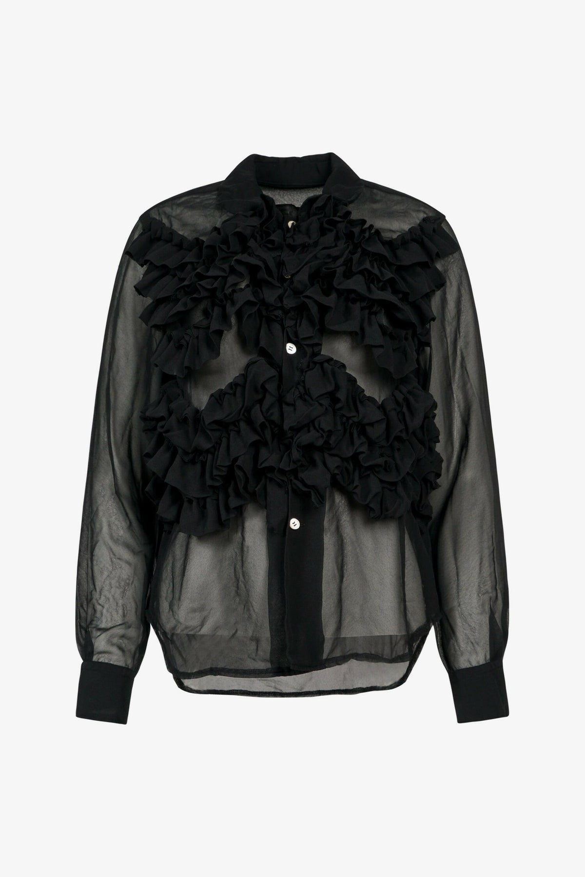 Selectshop FRAME ） -COMME DES GARÇONS COMME DES GARÇONS ラッフル・シアーシャツ シャツ ドバイ