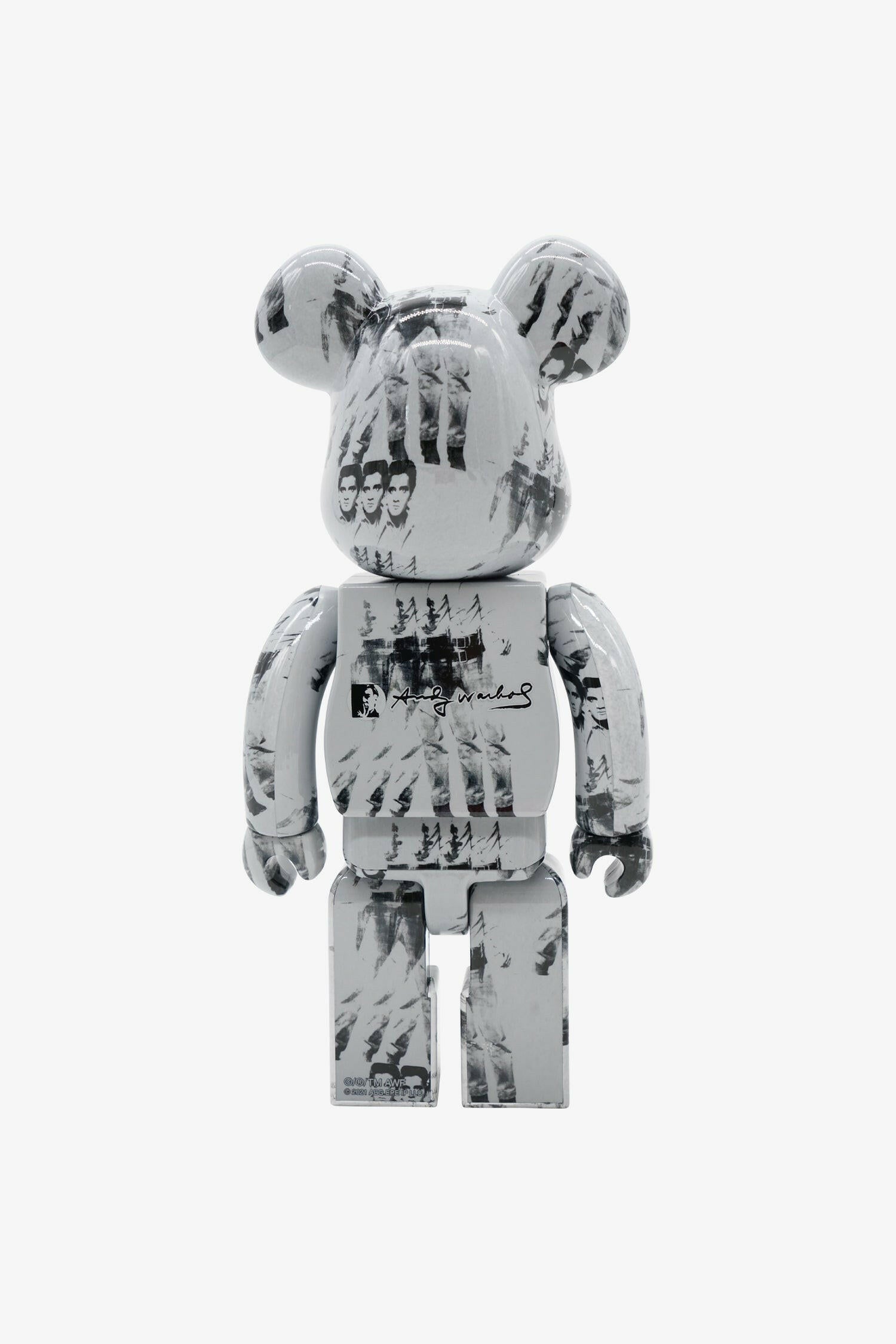 Selectshop FRAME -MEDICOM TOY Andy Warhol "Triple Elvis" Be@rbrick 1000% Collectibles Dubai