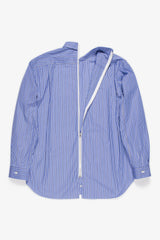 Selectshop FRAME - COMME DES GARÇONS SHIRT Striped Zip-Up Shirt Shirt Dubai