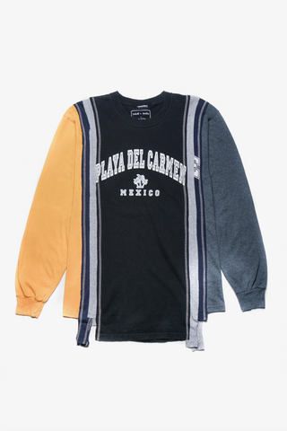 7 Cuts College Longsleeve Tee - L(B)