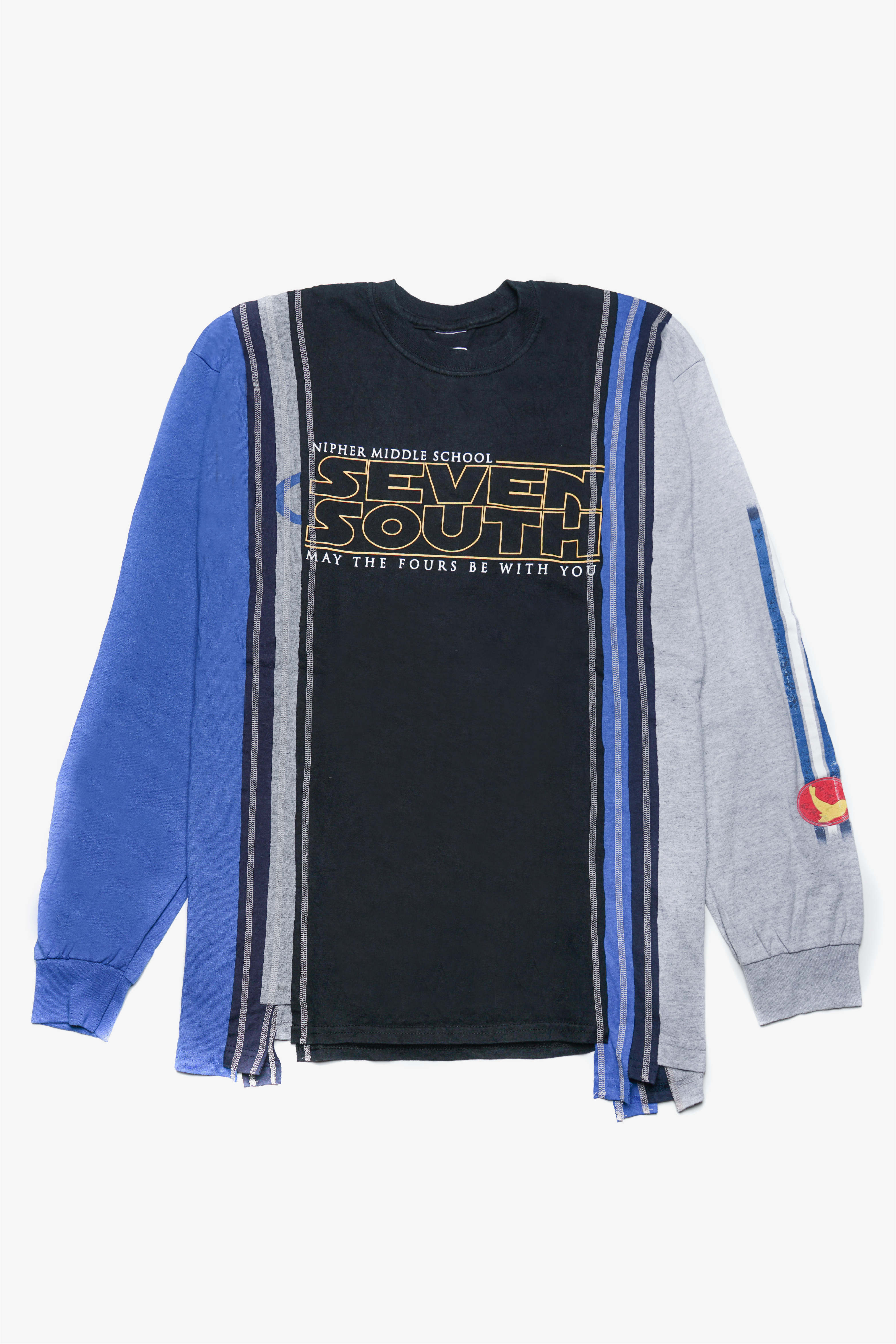 Selectshop FRAME - NEEDLES 7 Cuts College Longsleeve Tee - XL(B) T-Shirts Dubai