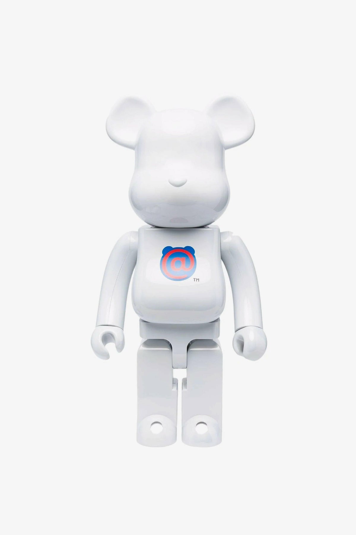 Selectshop FRAME - MEDICOM TOY 1st Model White Chrome Be@rbrick 400% Collectibles Dubai