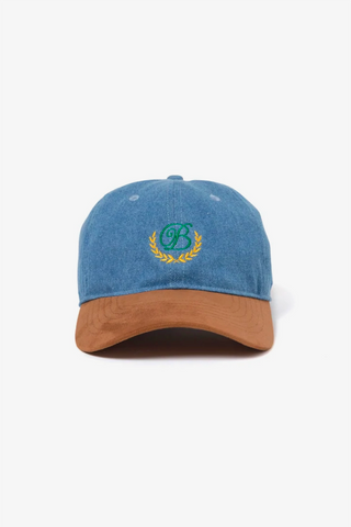 B Emblem Denim Cap