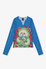 Selectshop FRAME - BRAIN DEAD Teddy Hyper Mesh Top T-Shirts Dubai