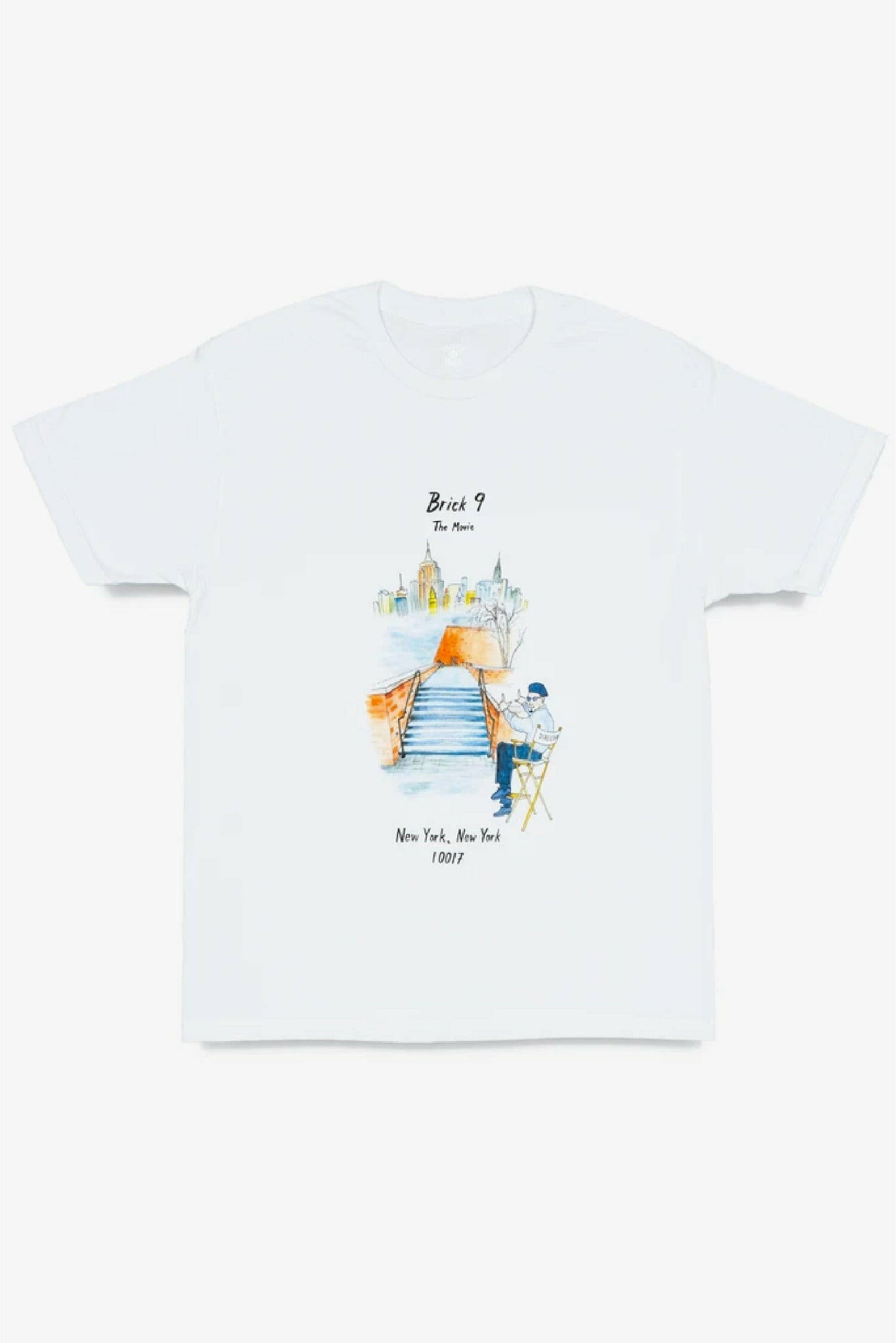 Selectshop FRAME -QUARTER SNACKS ブリック 9 Tシャツ ドバイ