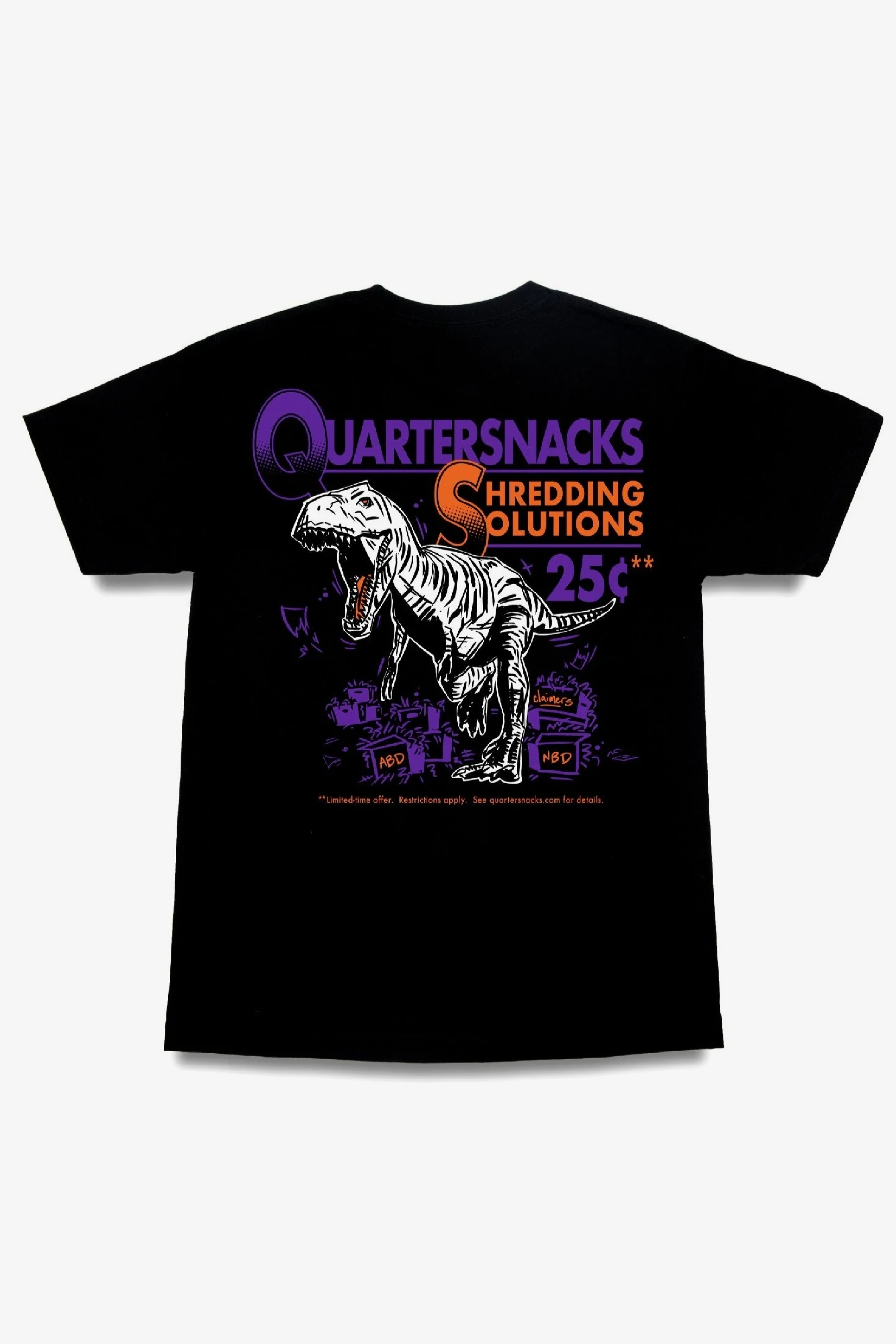 Selectshop FRAME -QUARTER SNACKS シュレッダーTシャツ ドバイ