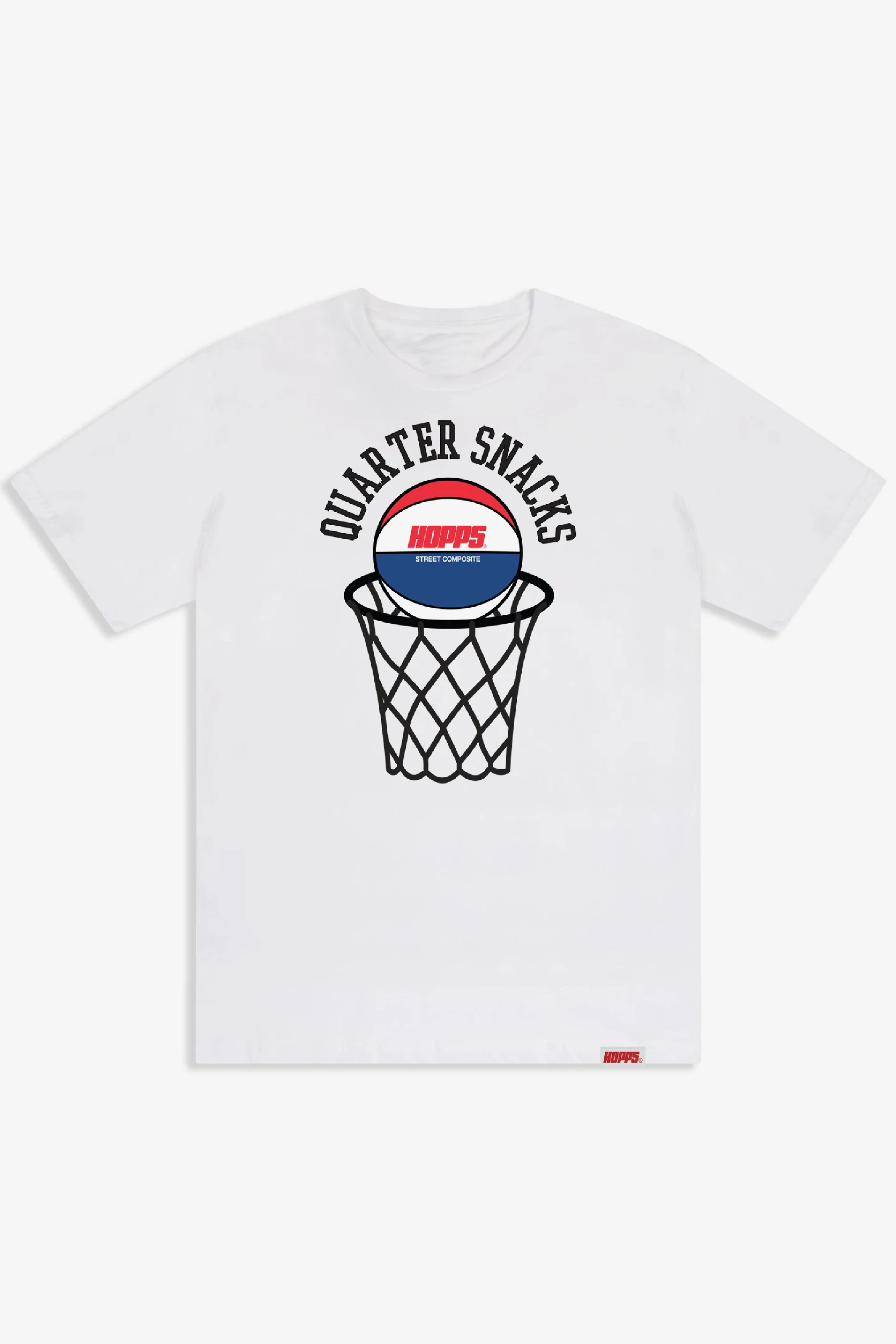 Selectshop FRAME -QUARTER SNACKS ホップス x QS ストリート コンポジット Tシャツ Tシャツ ドバイ