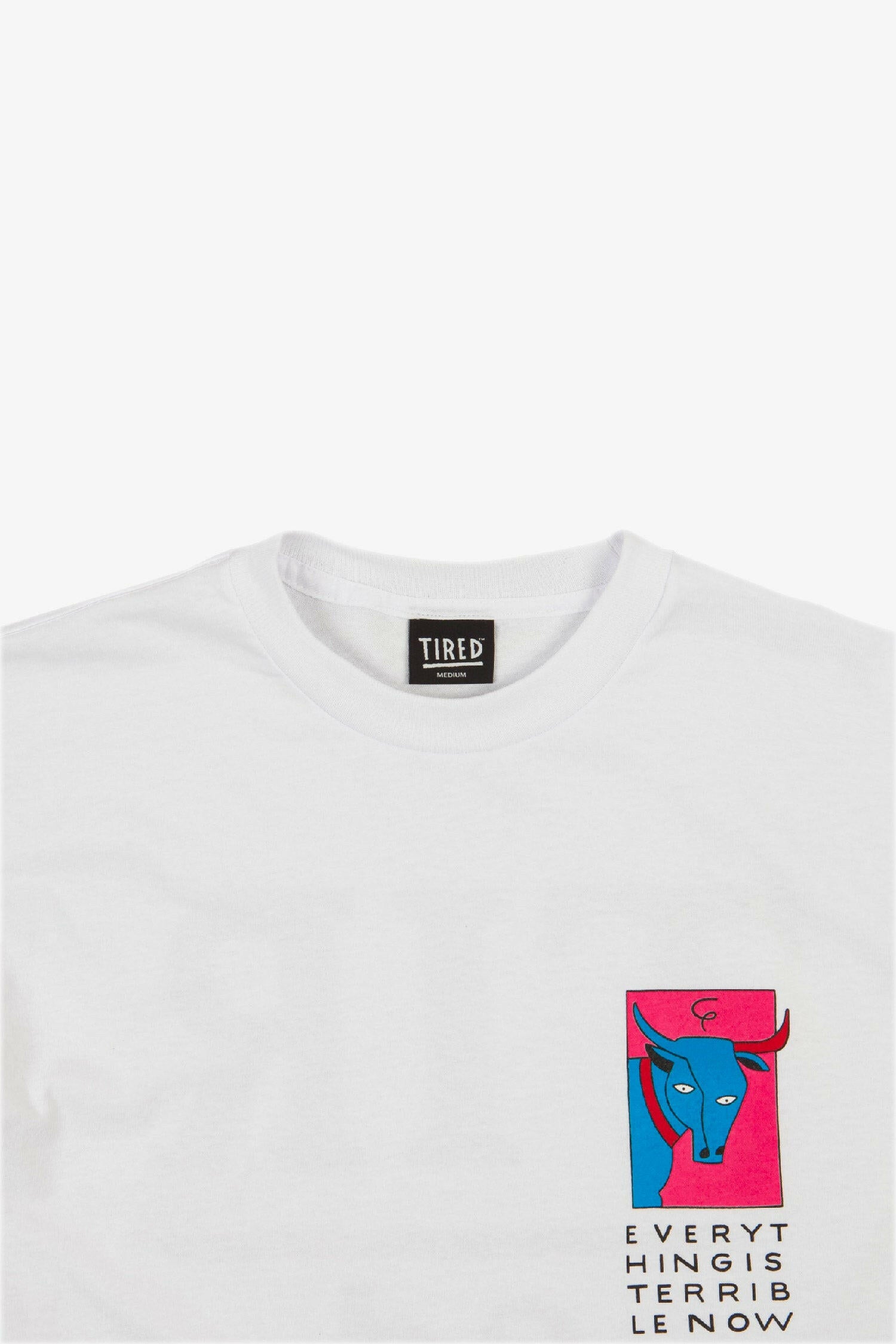 Selectshop FRAME - TIRED Terrible SS Bull Graphic Tee T-Shirts Dubai