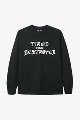 Selectshop FRAME - TIRED Destroyed Longsleeve T-Shirts Dubai