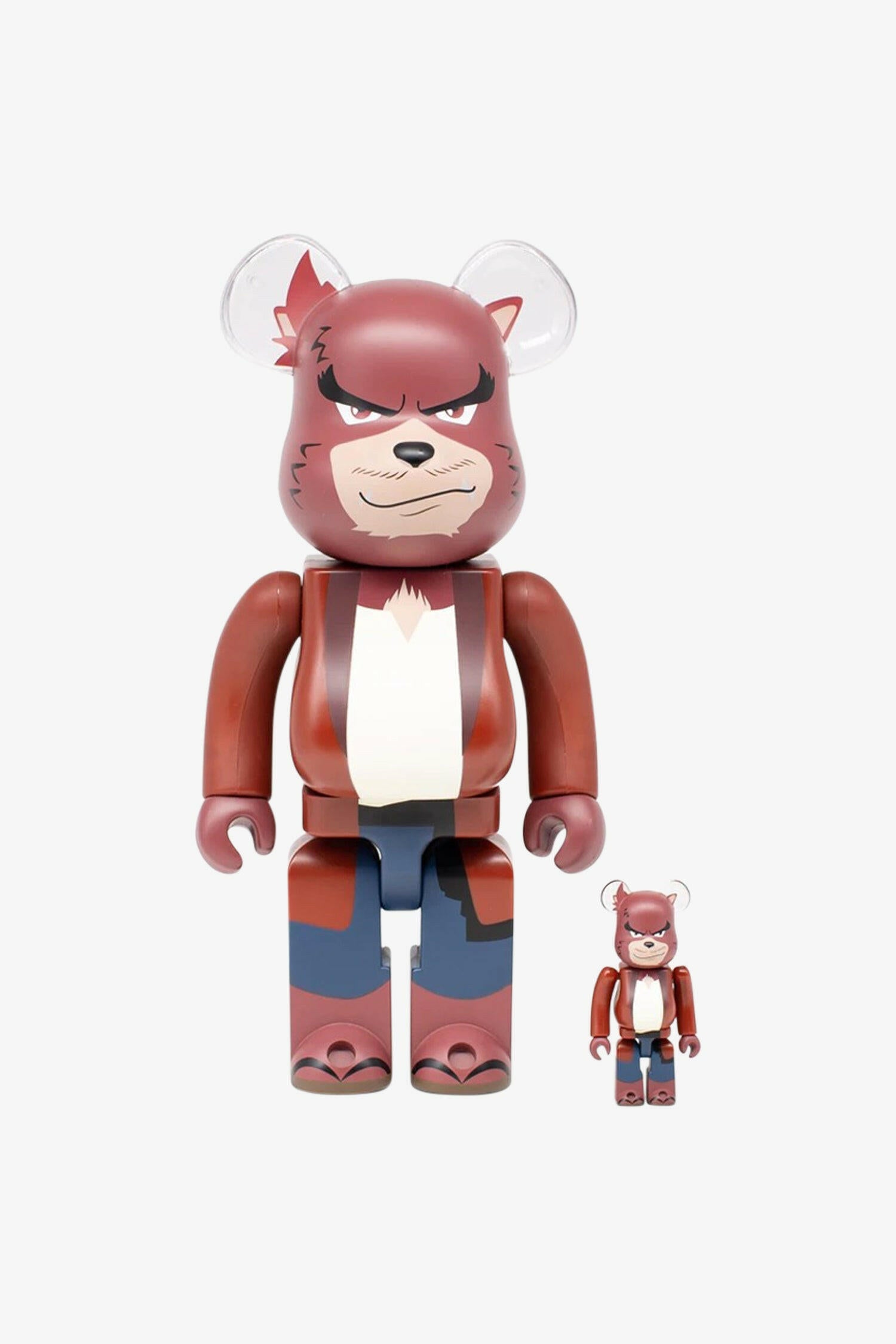 Selectshop FRAME -MEDICOM TOY 少年と野獣 "熊徹" Be@rbrick 400%+100% Toys Dubai