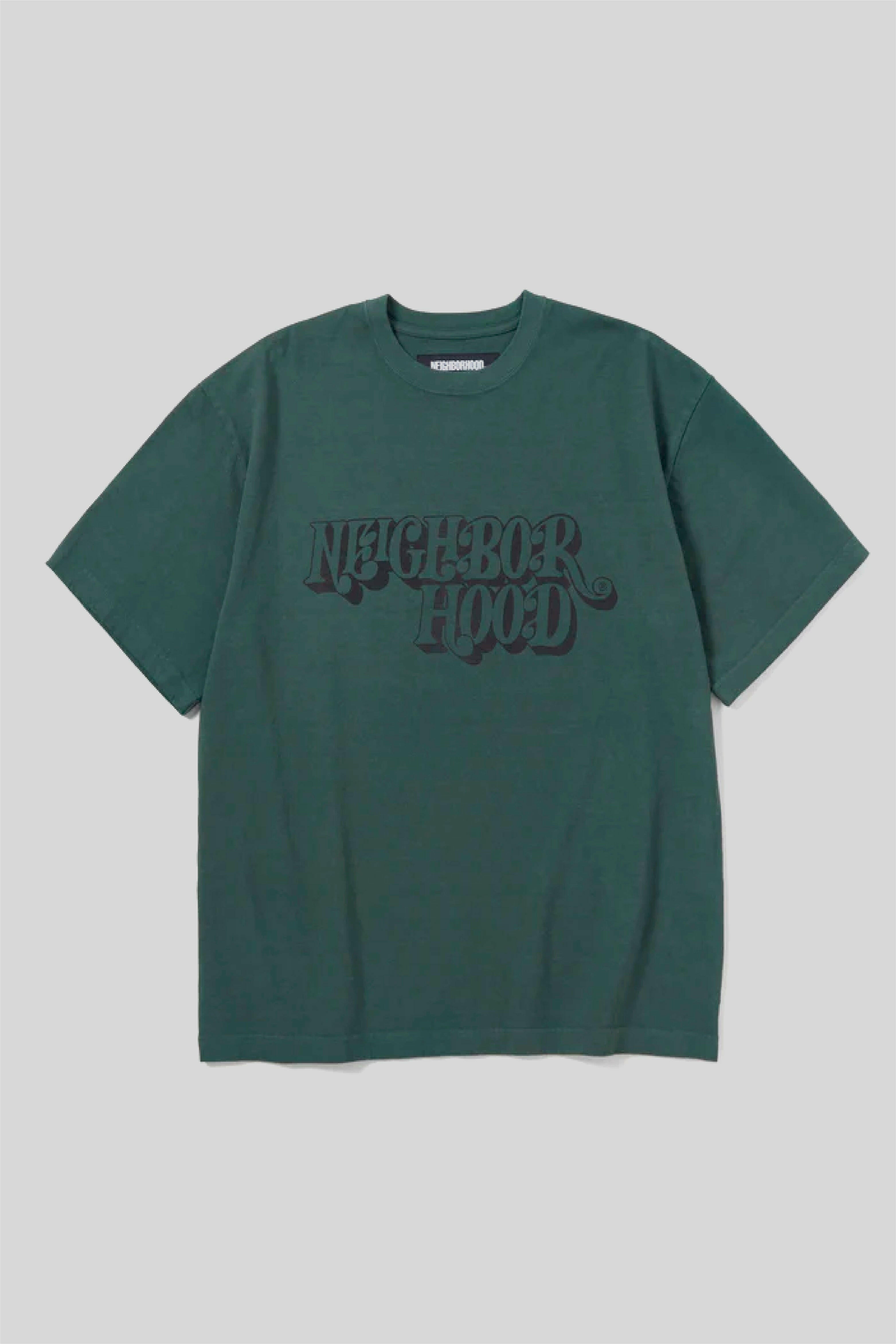 Selectshop FRAME -NEIGHBORHOOD 硫黄染めクルーネックSS Tシャツ ドバイ