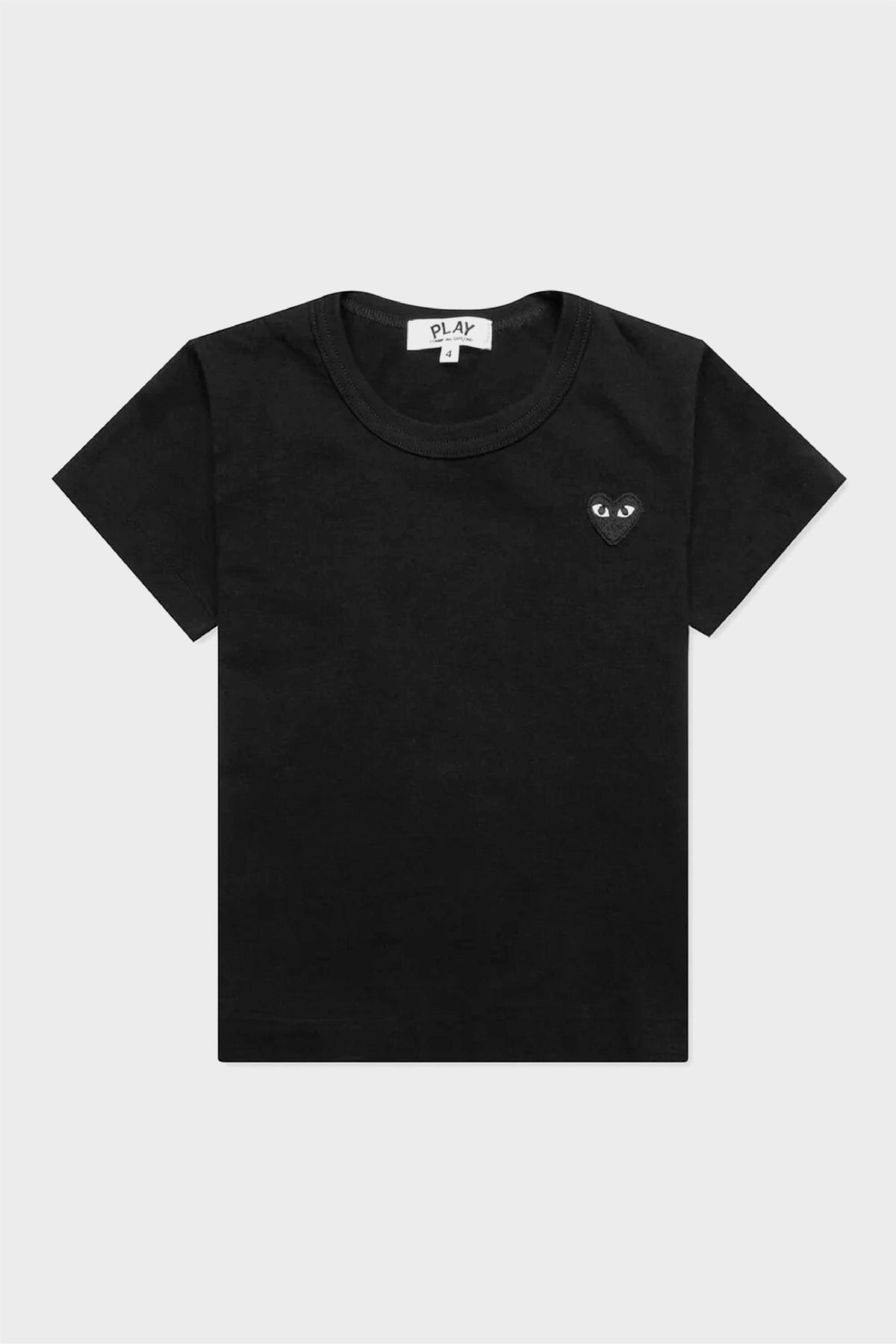 Selectshop FRAME -COMME DES GARCONS PLAY ブラックプレイTシャツ (ブラック) キッズ 子供 ドバイ