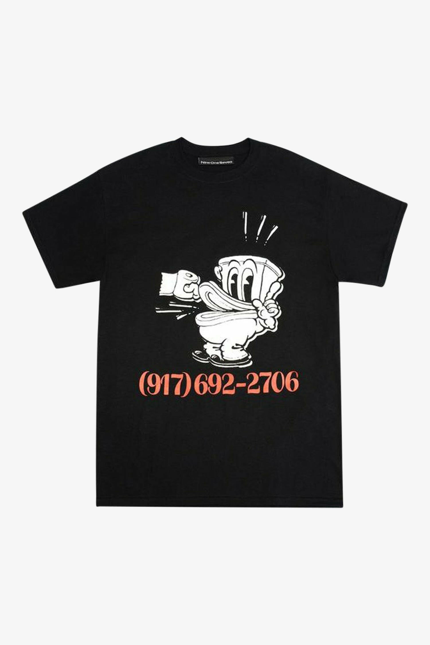 Selectshop FRAME - CALL ME 917 No Shit Dialtone Tee T-Shirt Dubai