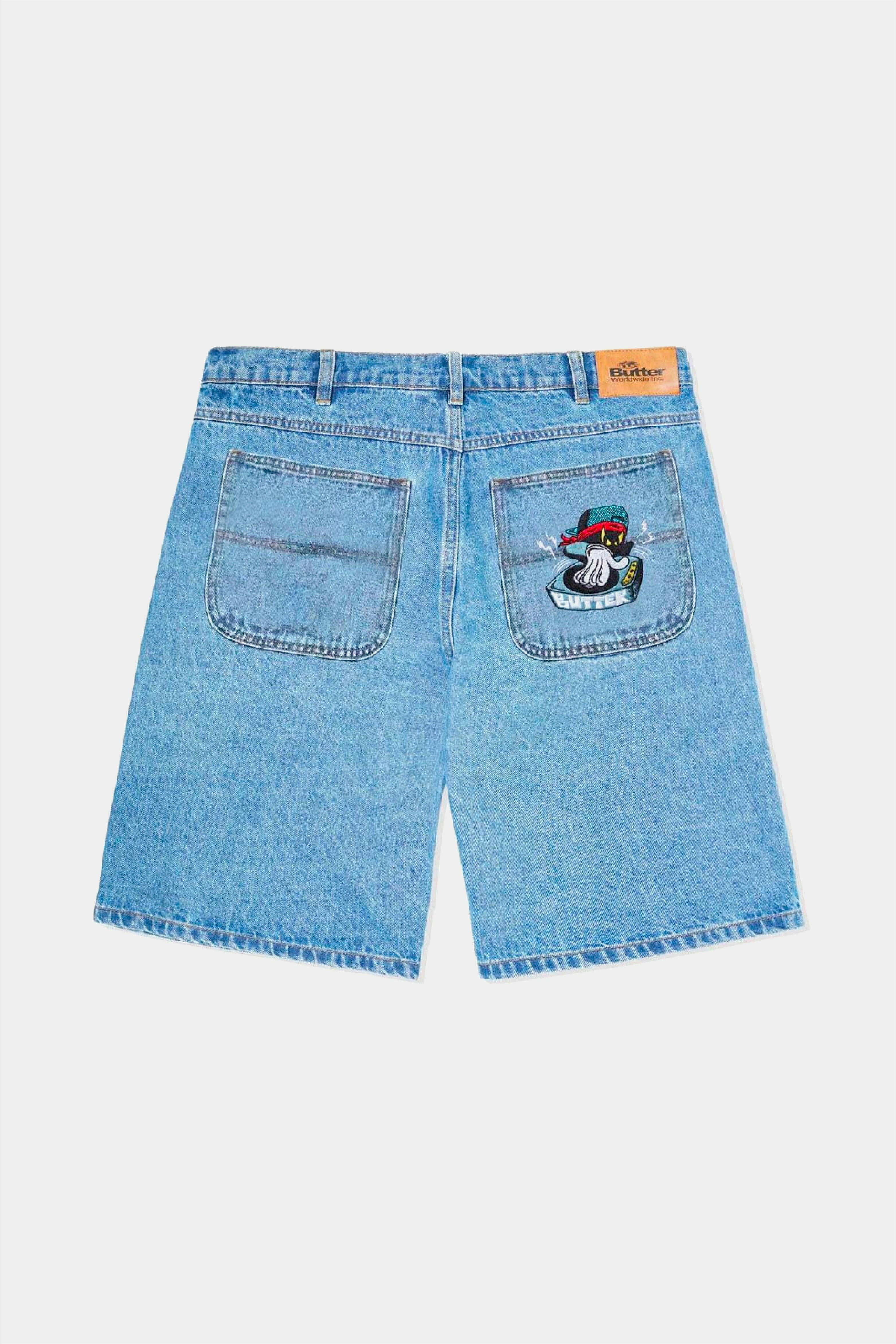 Selectshop FRAME - BUTTER GOODS Spinner Denim Shorts Bottoms Dubai