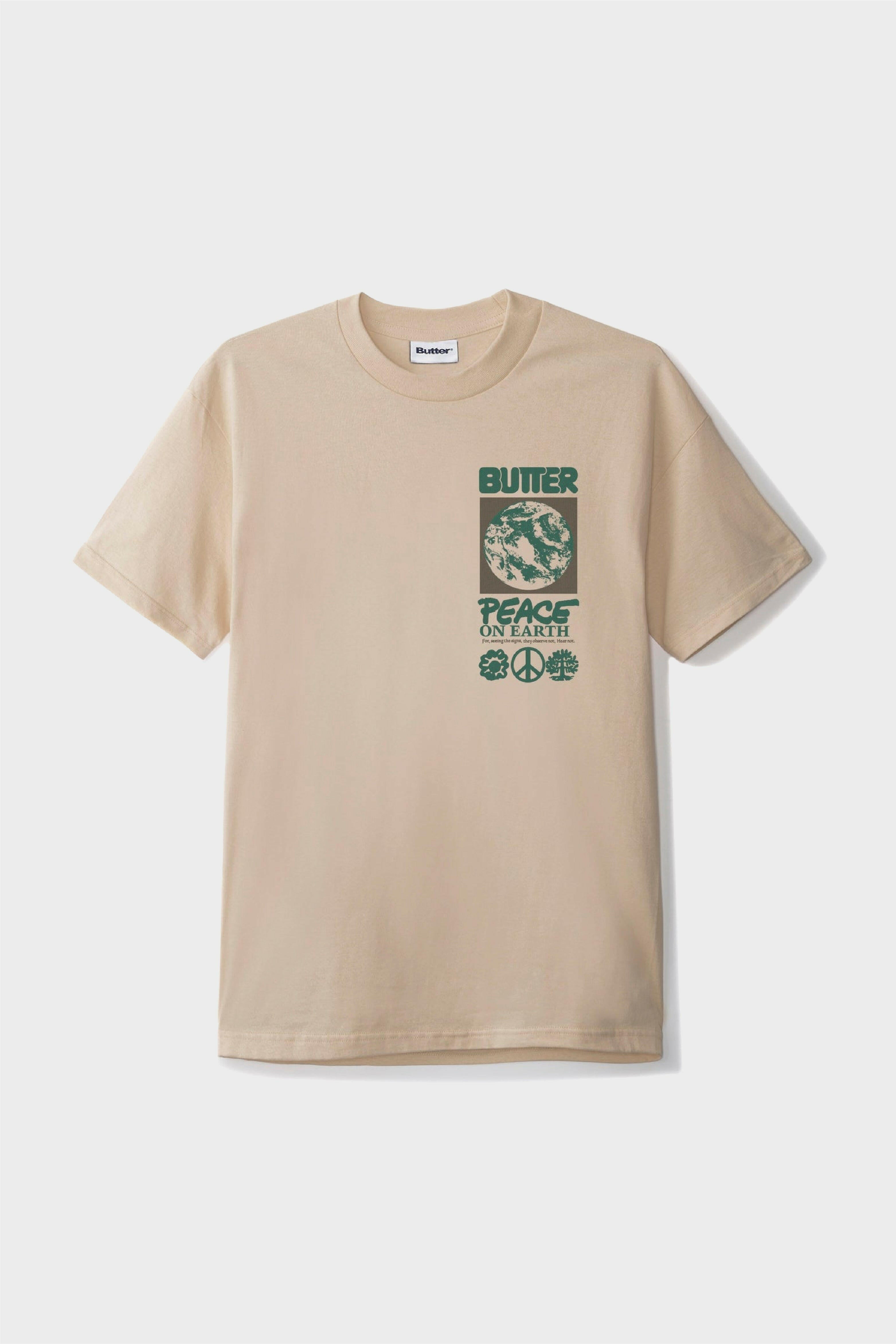 Selectshop FRAME -BUTTER GOODS Peace On Earth Tシャツ コンセプトストア ドバイ