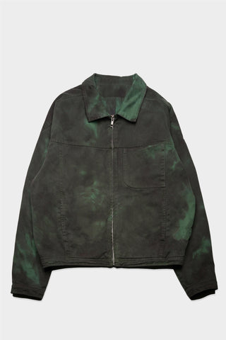 Crease-Dyed Boxed Blouson