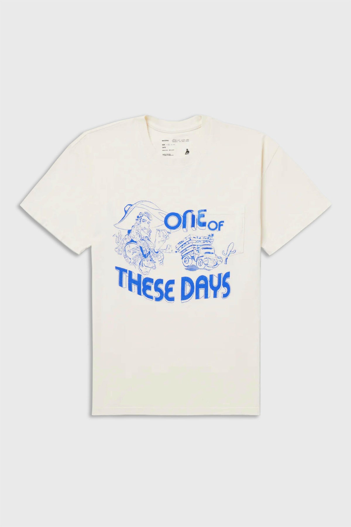 Selectshop FRAME -ONE OF THESE DAYS パナマ 赤 ポケット Tシャツ Tシャツ コンセプト ストア ドバイ