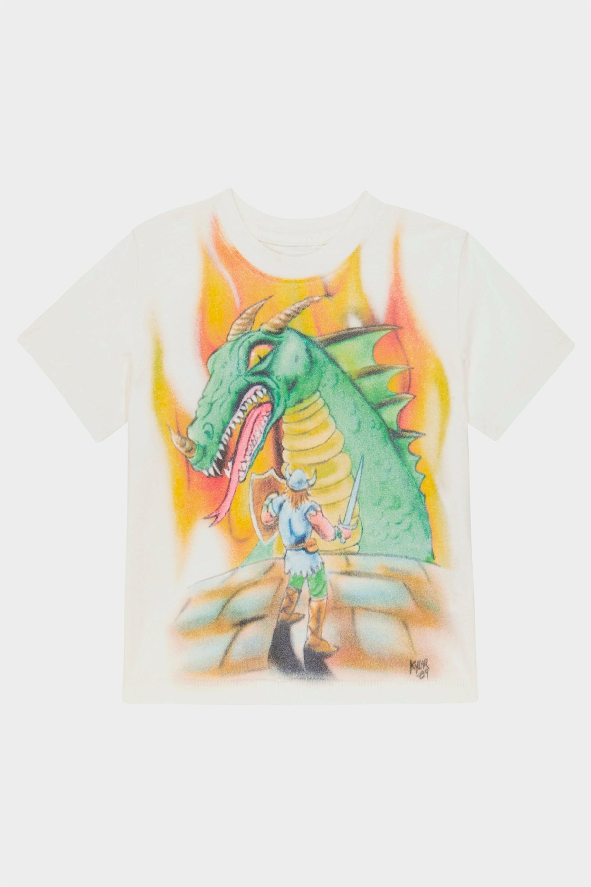 Selectshop FRAME -ERL キッズドラゴンプリントTシャツ Tシャツ コンセプトストア ドバイ