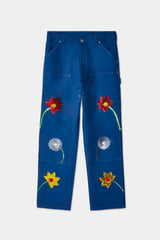 Selectshop FRAME - SKY HIGH FARM Embroidered Workwear Double Knee Denim Bottoms Concept Store Dubai