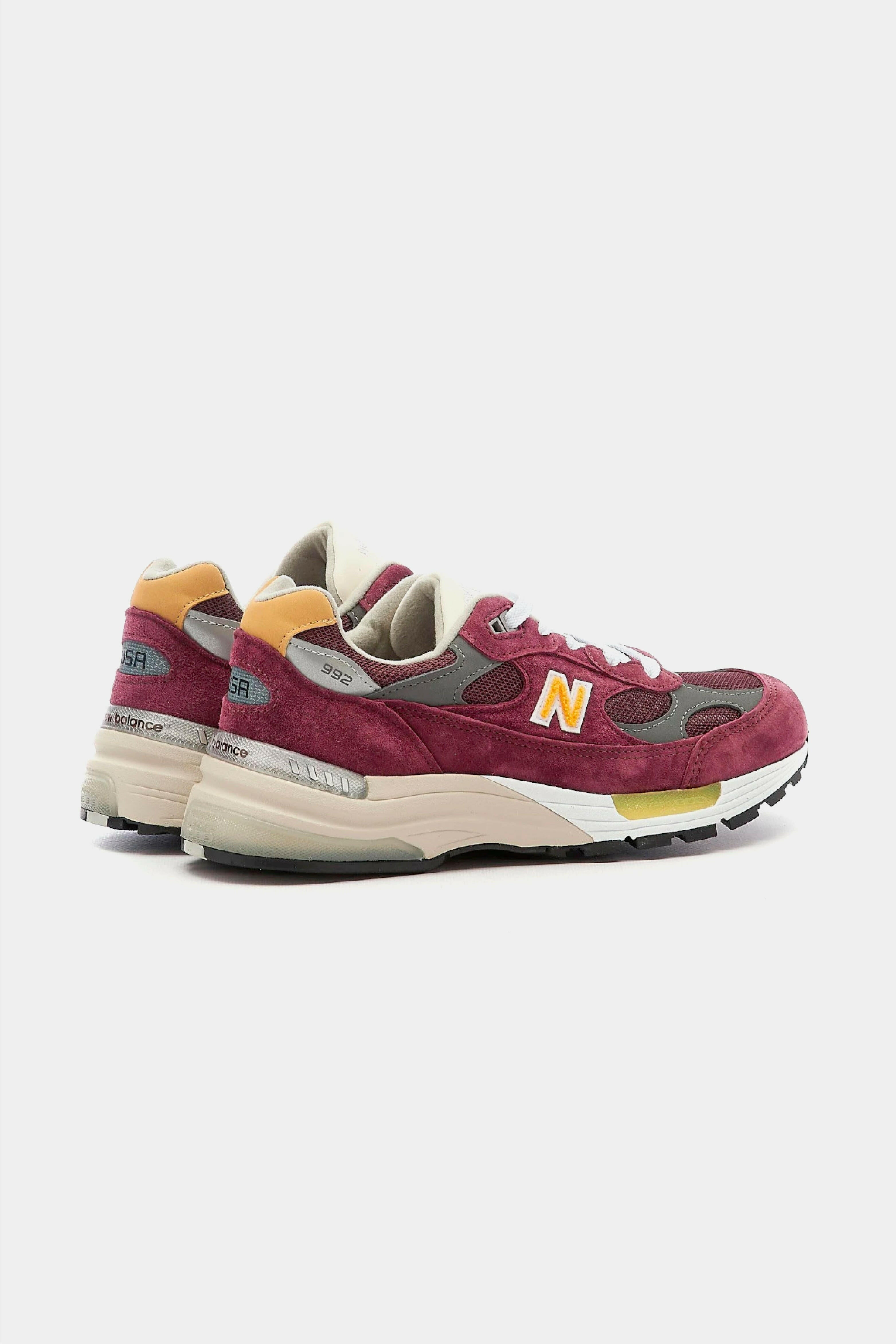 Selectshop FRAME - NEW BALANCE 992 Made In USA "Burgundy Gold" Footwear Concept Store Dubai