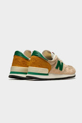 Selectshop FRAME - NEW BALANCE 990v1 Made in USA "Tan Green" Footwear Concept Store Dubai