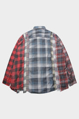 Selectshop FRAME - NEEDLES Reflection 7 Cuts Wide Flannel Shirt Shirts Concept Store Dubai