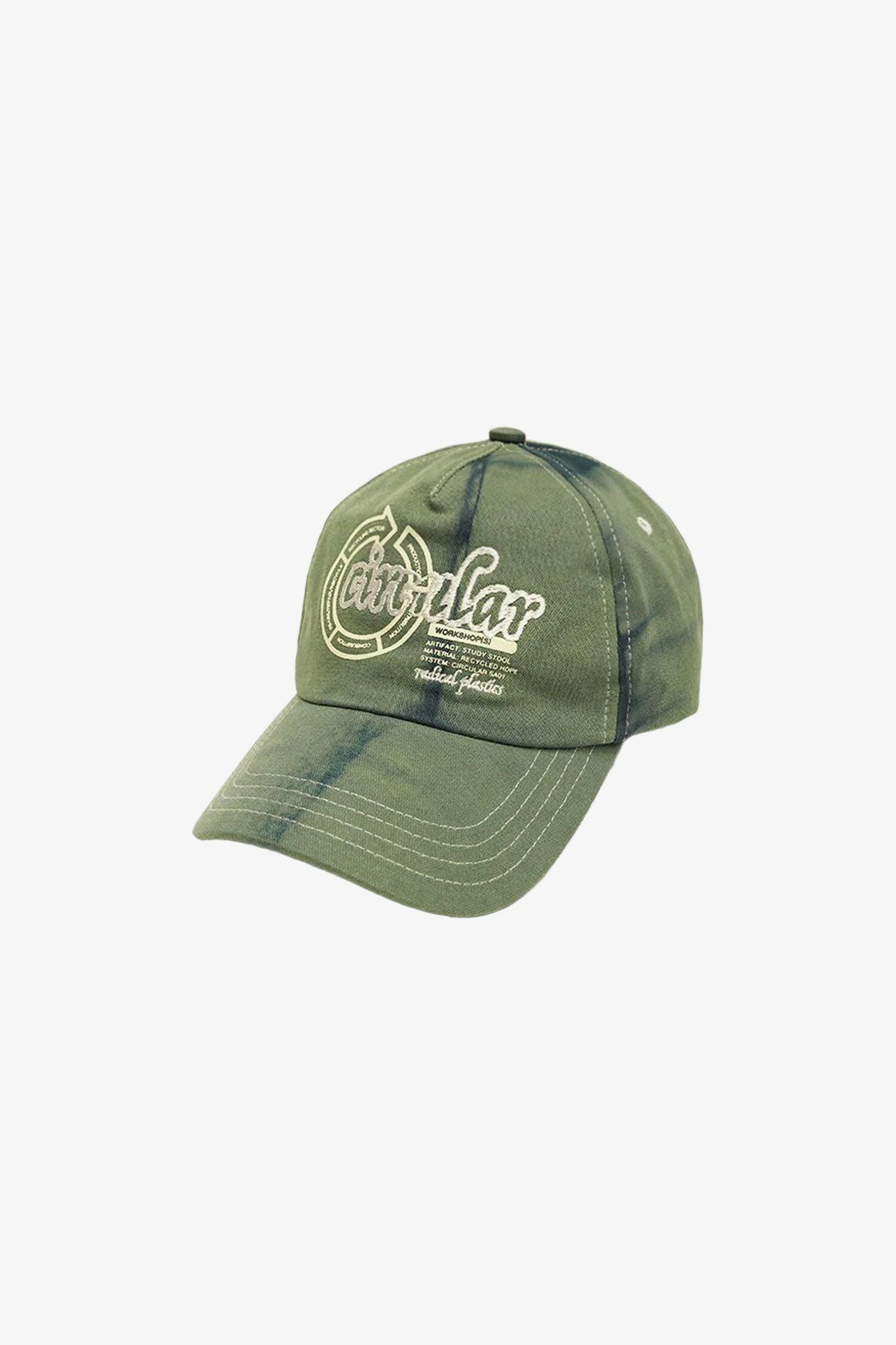 Circular Design Cap Tie Dye Green- Selectshop FRAME