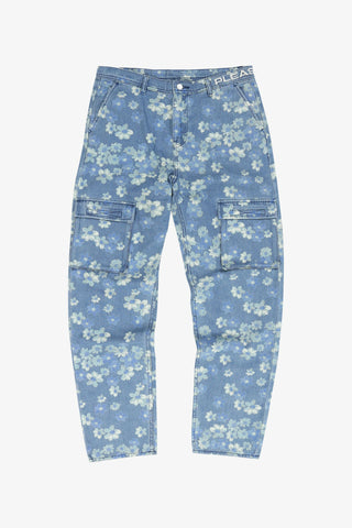 Garden Denim Cargo Pants