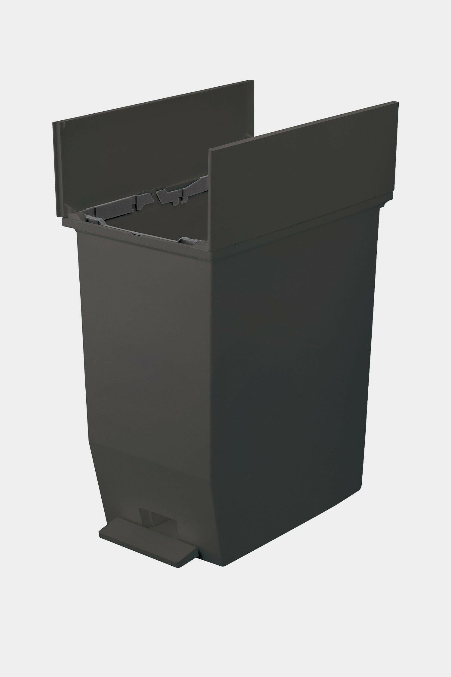 Pedal Open Twin Lid Trash Can (45L)- Selectshop FRAME