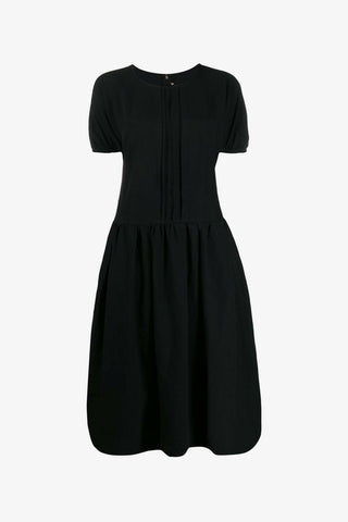 Pleat Shift Dress