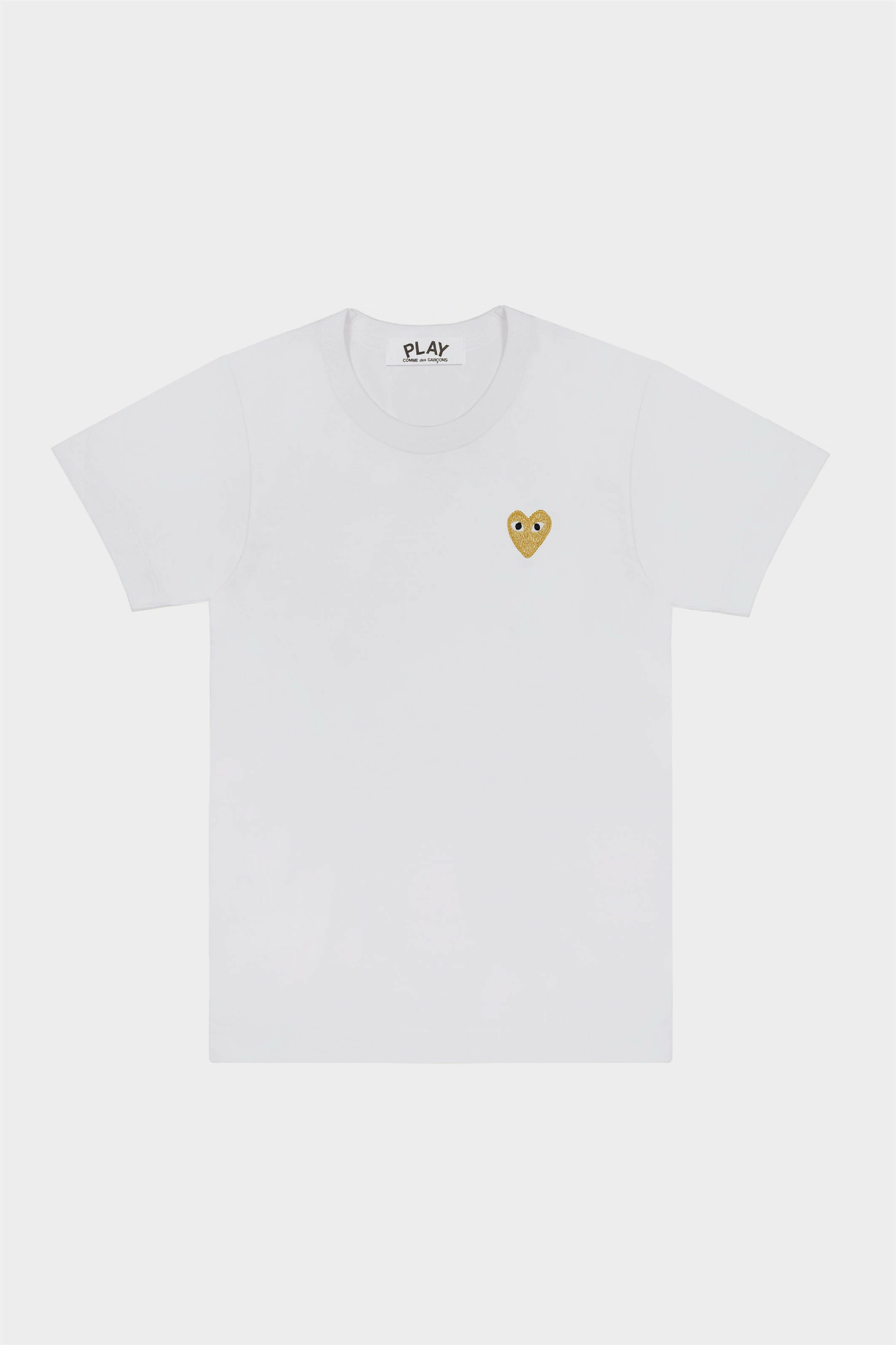 Selectshop FRAME - COMME DES GARCONS PLAY Gold Heart T-Shirt T-Shirts Dubai