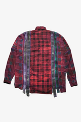 Selectshop FRAME - NEEDLES Zipped 7 Cuts Flannel Shirt Shirts Dubai