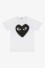 Selectshop FRAME - COMME DES GARCONS PLAY 빅 블랙 하트 티셔츠 티셔츠 두바이