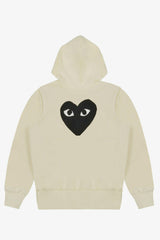 Selectshop FRAME - COMME DES GARCONS PLAY Black Heart Zip Hoodie Sweatshirt Dubai