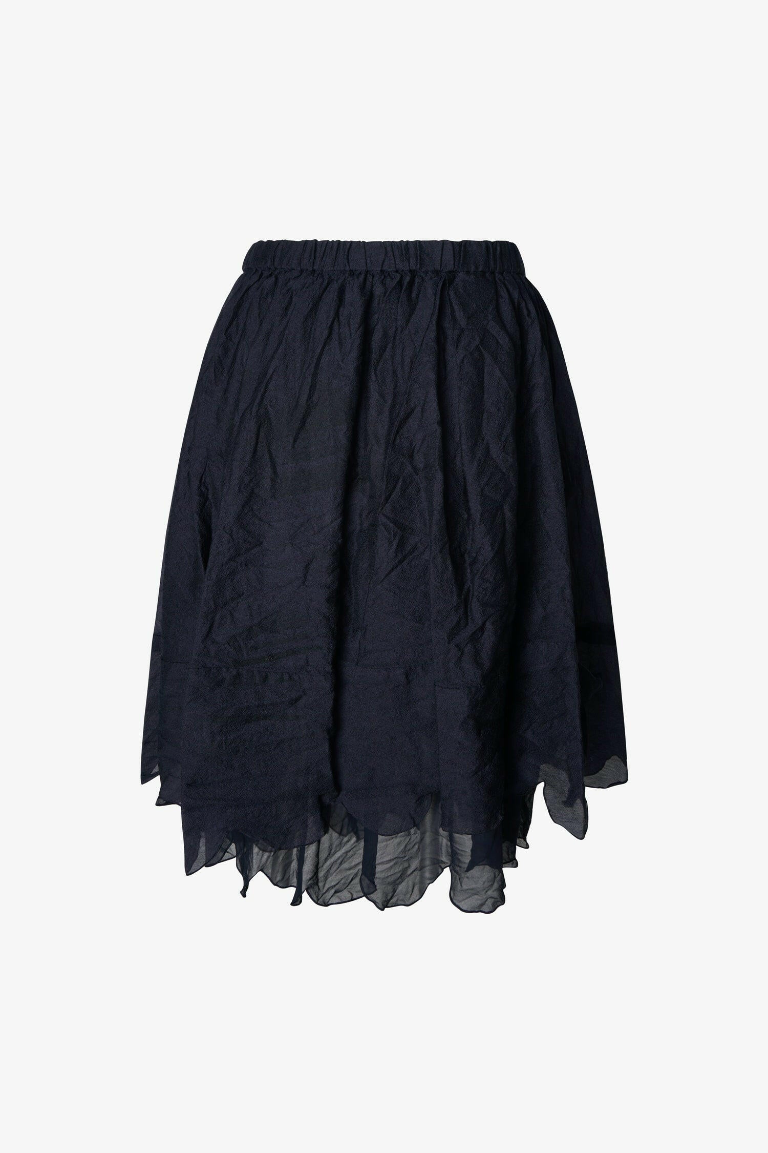 Selectshop FRAME - COMME DES GARÇONS COMME DES GARÇONS Layered Hem Midi Skirt Bottoms Dubai