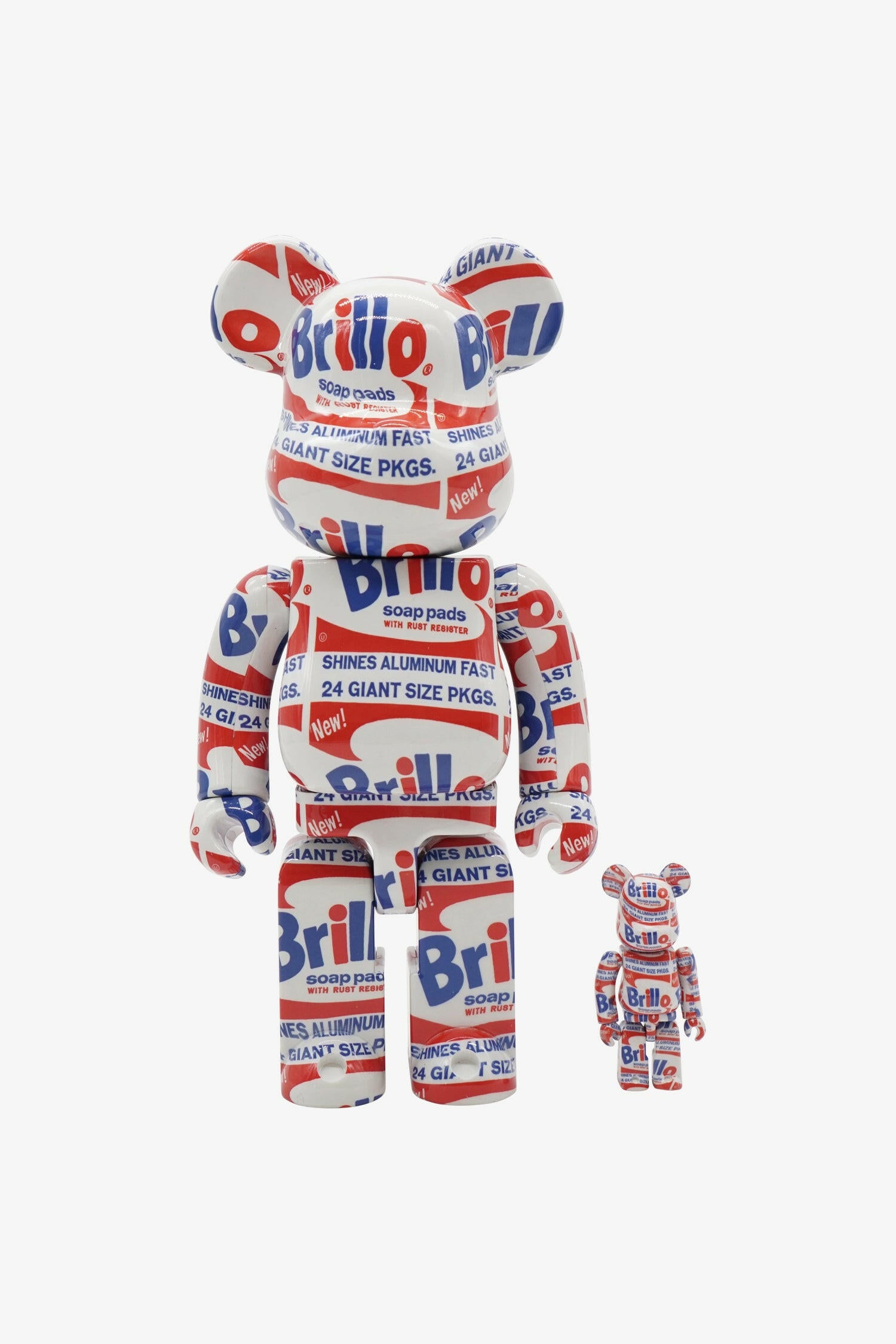 Selectshop FRAME - MEDICOM TOY Andy Warhol "Brillo" Be@rbrick 400% + 100% Collectibles Dubai