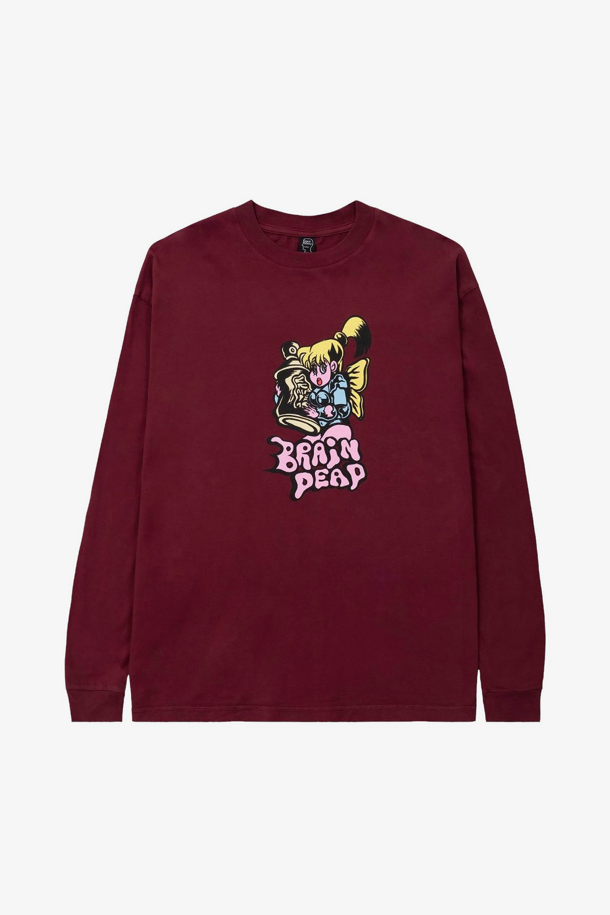 Selectshop FRAME - BRAIN DEAD Bubblegum Shorty Long Sleeve Tee T-Shirts Dubai