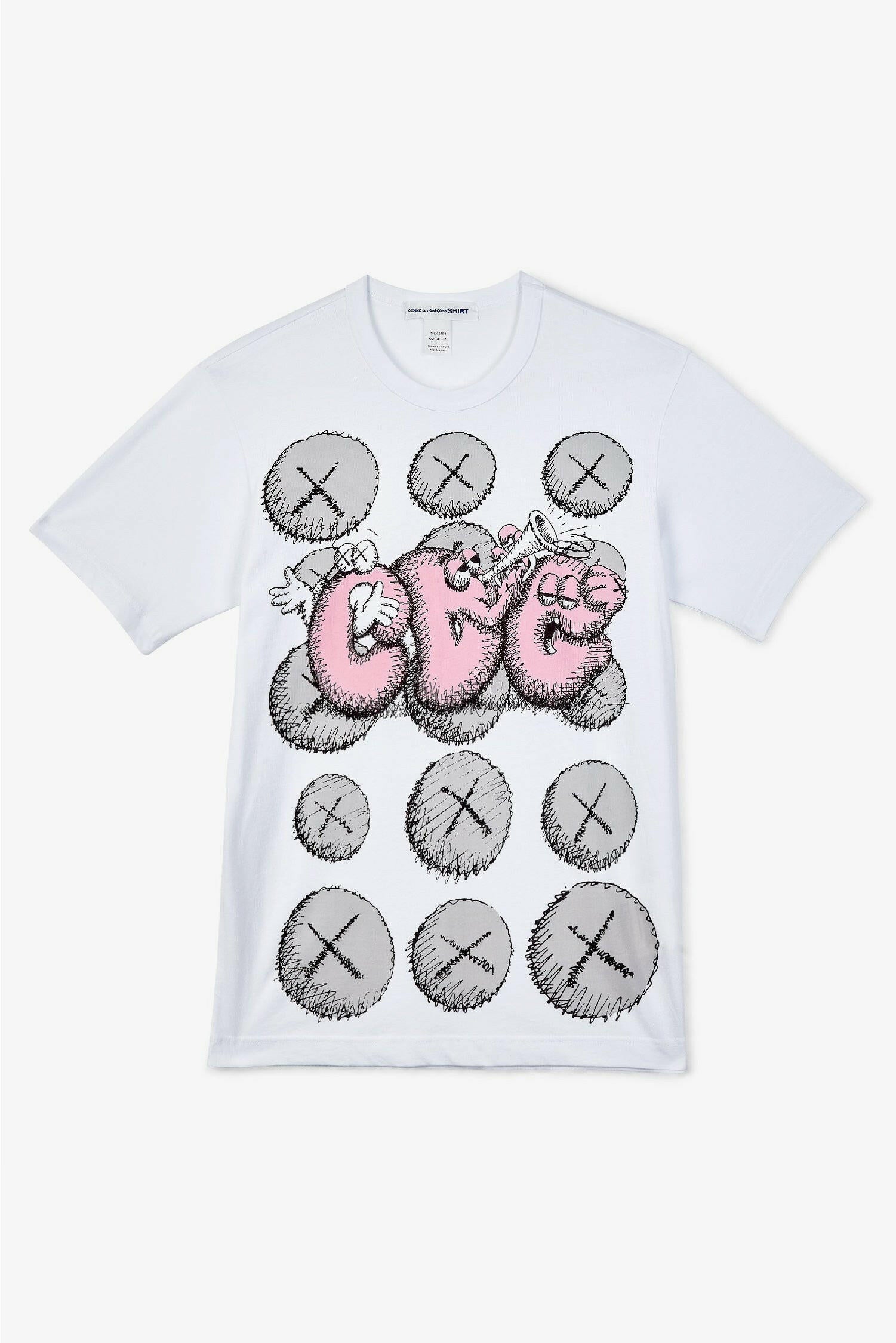 Selectshop FRAME - COMME DES GARCONS SHIRT KAWS T-Shirt T-Shirts Dubai