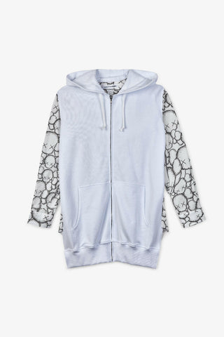 KAWS Zip Hoodie Shirt (White/Print A)