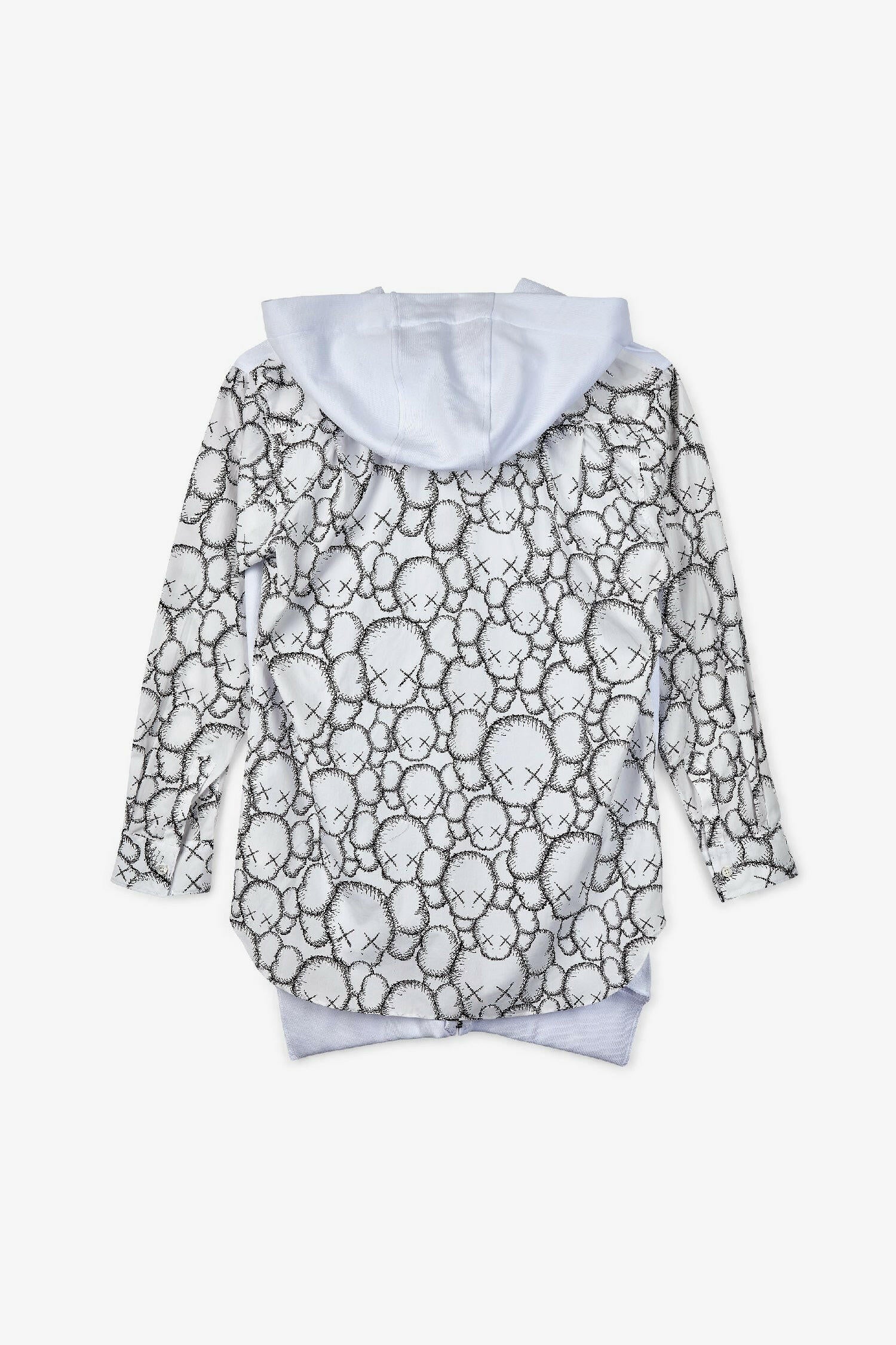 Selectshop FRAME - COMME DES GARCONS SHIRT KAWS Zip Hoodie Shirt (White/Print A) Shirts Dubai