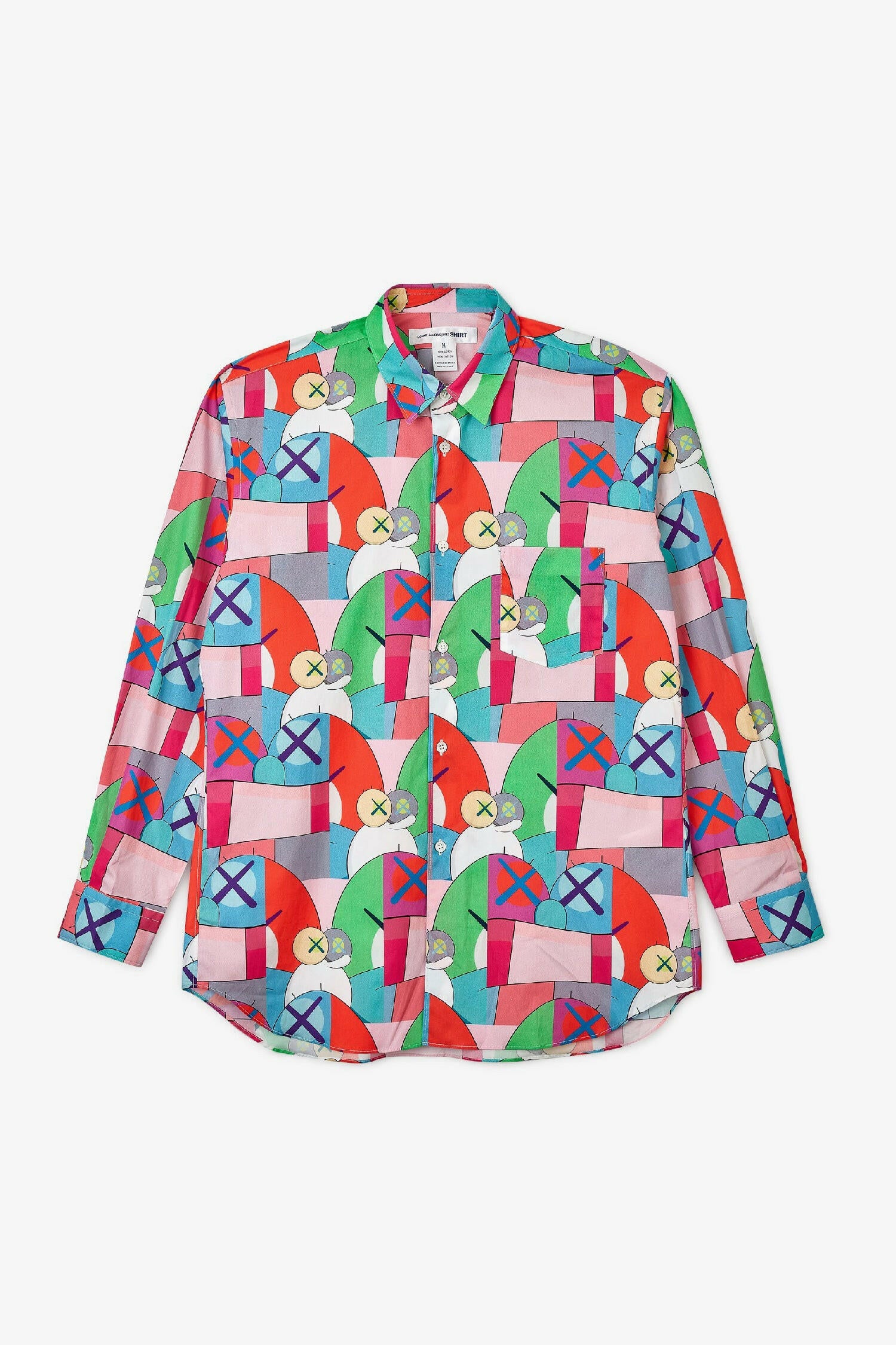 Selectshop FRAME - COMME DES GARCONS SHIRT KAWS Classic Shirt (Print H) Shirts Dubai