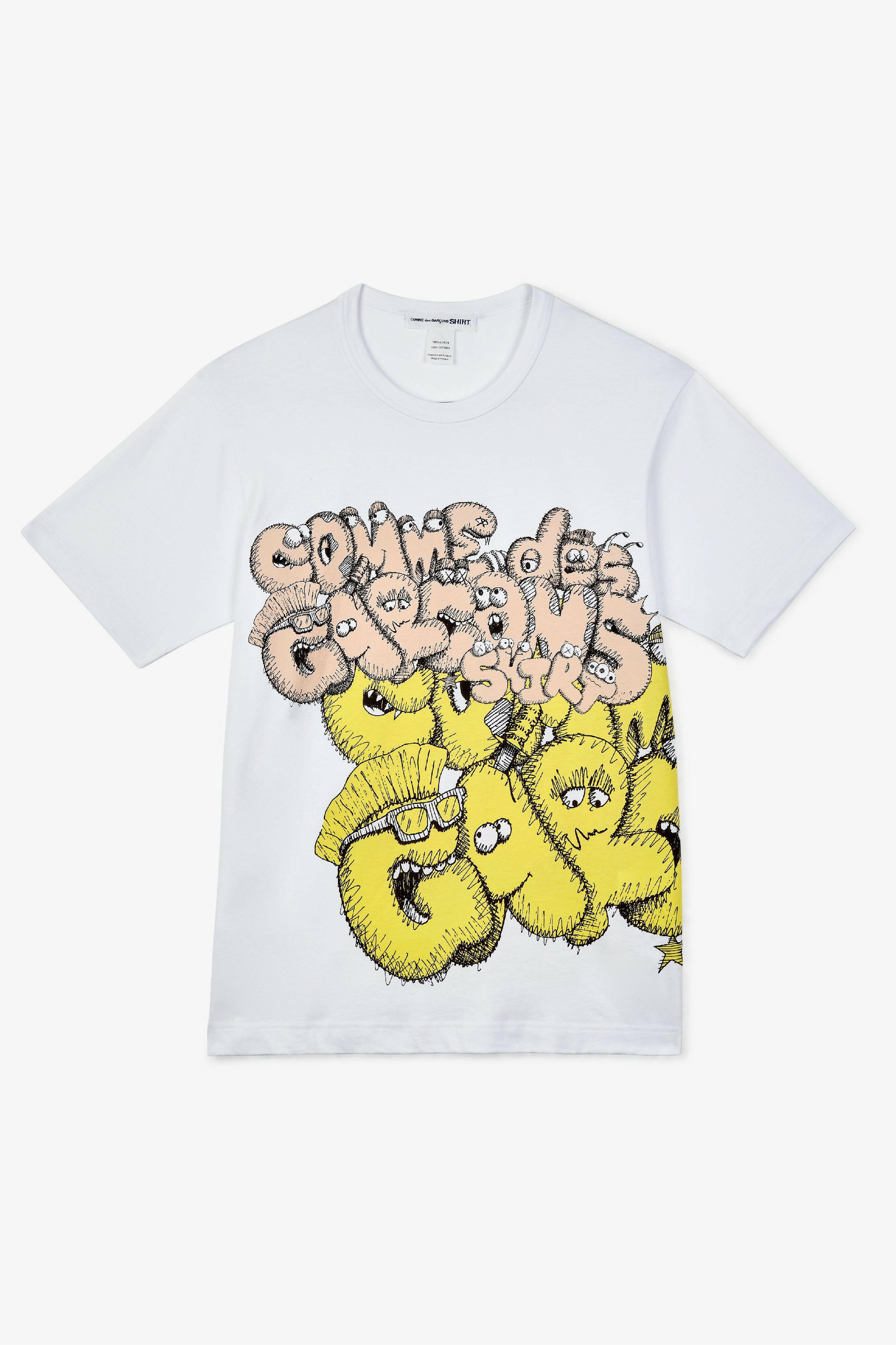 Selectshop FRAME - COMME DES GARCONS SHIRT KAWS T-Shirt (Print 6) T-Shirts Dubai