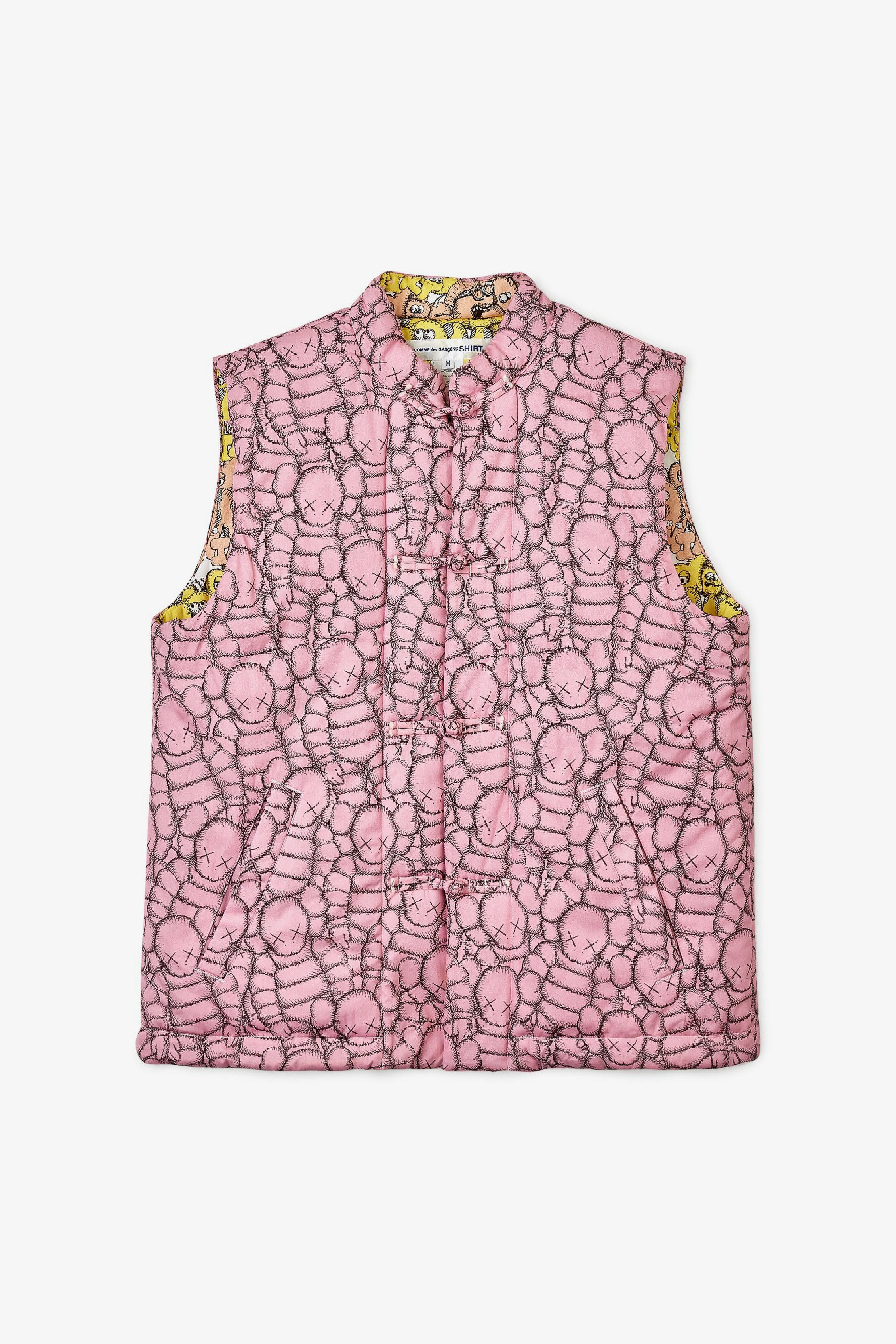 Selectshop FRAME - COMME DES GARCONS SHIRT KAWS Padded Vest Outerwear Dubai