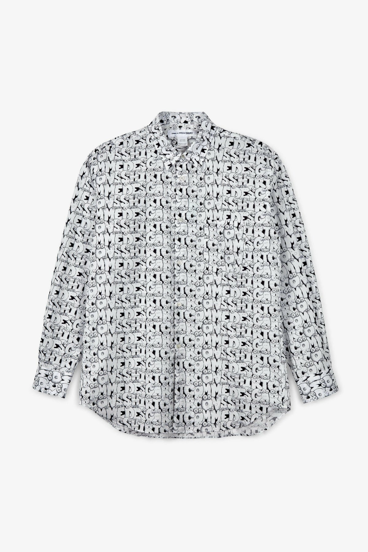 Selectshop FRAME - COMME DES GARCONS SHIRT KAWS Classic Shirt (Print E) Shirts Dubai