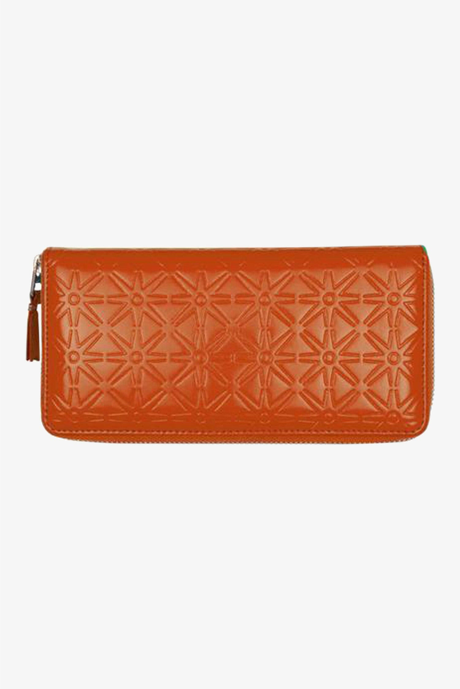 Selectshop FRAME - COMME DES GARCONS WALLETS Embossed Line Wallet (SA011E) Accessories Dubai